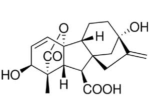 ジベレリンA3 の構造式